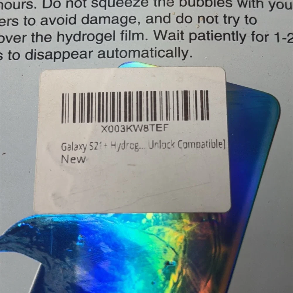 NWT Galaxy S21 Plus Hydrogel Film Screen Protector Phone